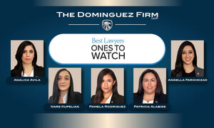 Five Attorneys from The Dominguez Firm Honored on the 2023 Best Lawyers: Ones to Watch® List