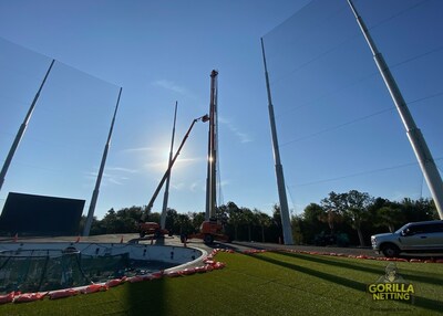 Top Golf Tampa Driving Range Netting Replacement