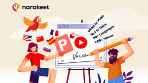 Launching a new way to convert subtitles to audio using text to speech AI voice generators, Narakeet makes it easy to tailor videos to global audiences