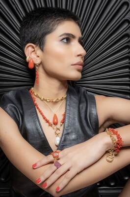 Arvino Fall Collection Jewelry on Model