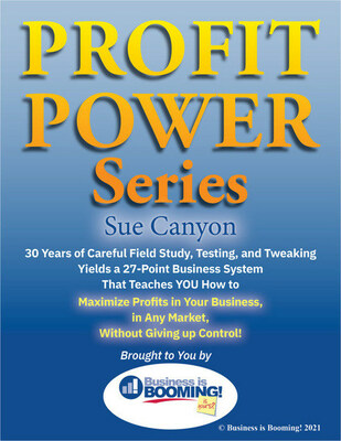 Profit Power Series is a small business training program developed during 30 years of study, field testing and refinement. It shows owners how to realize dramatic cost reductions by pinpointing cash leaks, plugging the leaks, and permanently improving the bottom line. Get practical business training and learn cost reduction measures that will transform your business into a force to be reckoned with. Improve your bottom line, pay your employees better, and spend more quality time with your family