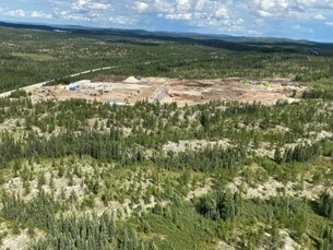 Photo 1: Camp site at KM-270 as of early August. (CNW Group/Patriot Battery Metals Inc)