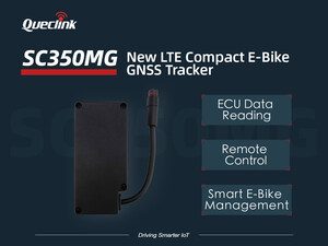 Queclink stellt den neuen Tracker SC350MG vor und erschließt damit die Möglichkeiten für vernetzte E-Bikes in einem wachsenden Markt