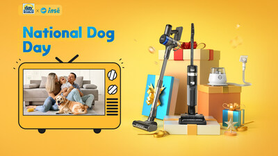 INSE Collaborates with Popular Daytime TV Show To Celebrate International Dog Day with Pet-Friendly Vacuum Cleaners