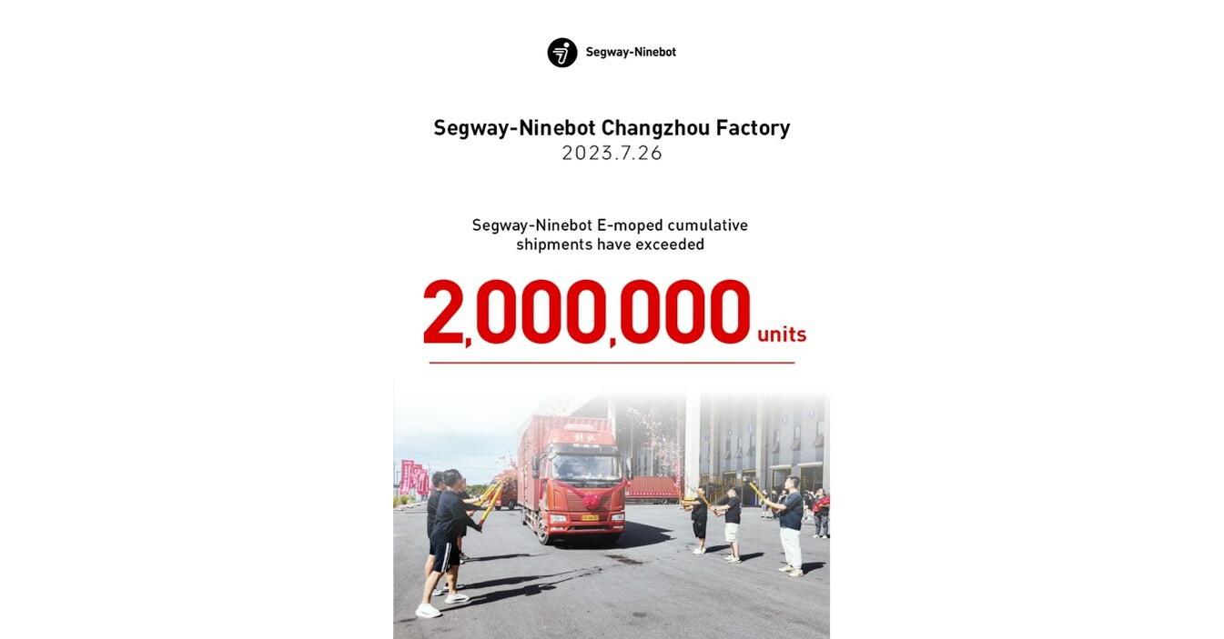 Segway-Ninebot 2 Milyon Adet Sevkiyatı Aştı - Sektörde Büyüme Rekorları Kırdı, Yeni Seyahat Trendi Yarattı Segway-Ninebot 2 Milyon Adet Sevkiyatı Aştı - Sektörde Büyüme Rekorları Kırdı, Yeni Seyahat Trendi Yarattı