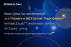 Bespin Global Recognized as a Visionary in the Gartner® Magic Quadrant™ for Public Cloud IT Transformation Services for the Second Consecutive Year