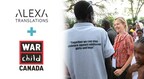 Catalyzing Change: Alexa Translations Partners with War Child Canada to Empower Children Affected by Conflict