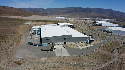 American Battery Technology Company's commercial-scale, lithium-ion battery recycling facility located in the Tahoe-Reno Industrial Center in Nevada.  Photo shows ABTC equipment being moved into the existing facility.