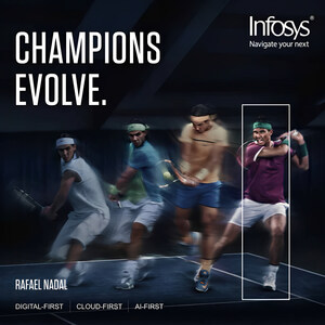 Infosys haalt tennisicoon Rafael Nadal binnen als ambassadeur voor het merk Infosys en diens digitale innovatie
