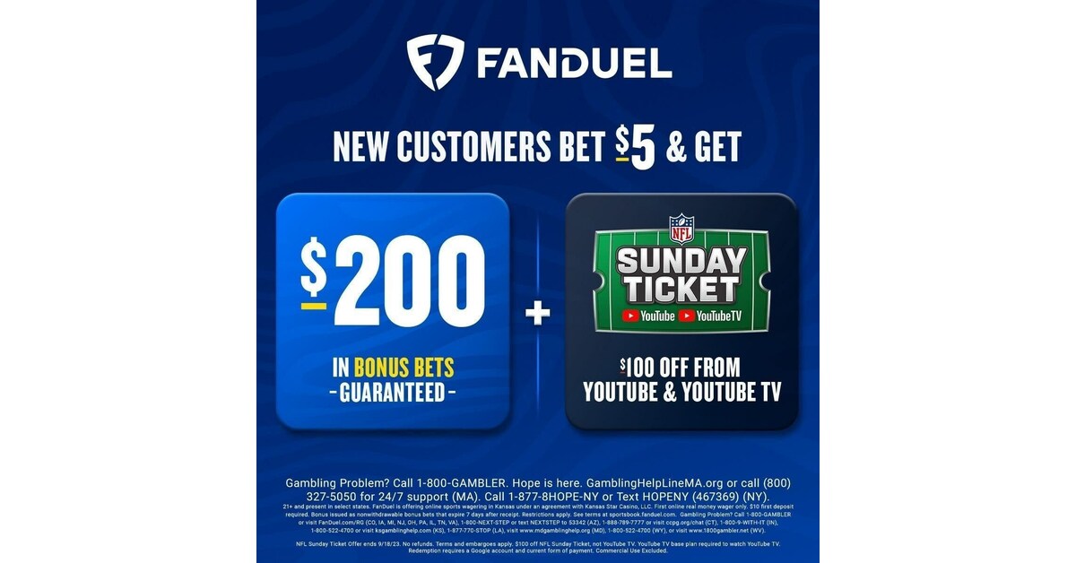 's NFL Sunday Ticket gains extra FanDuel promotion - SportsPro