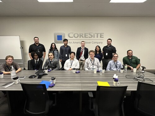 UCF Students and ProSource employees together for the handshake summer shadow program