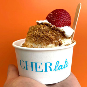 Cherlato's Gelato Truck Unveils New Flavor, 'Cher's Mom's Cheesecake', Made with Fresh Arroyo Grande Strawberries