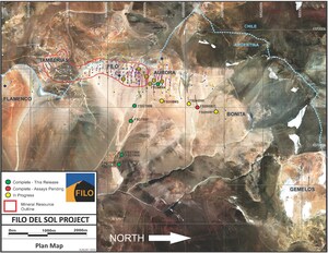 Filo Reports 1,406m at 1.13% CuEq, including 56m at 5.79% CuEq; Geotech Hole Encounters Unexpected Mineralization