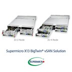 Supermicro Launches Industry Leading vSAN HCI Solution, Delivering up to 4.7X Performance at 3X Lower Cost*