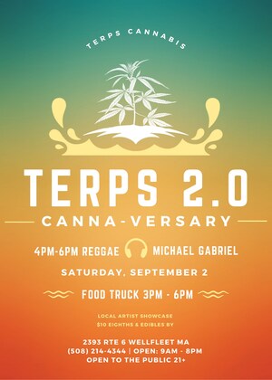 TERPS Cannabis Celebrates Two Year Anniversary With a New Team, Enhanced Atmosphere, and Product Selection with TERPS 2.0 Event on September 2!