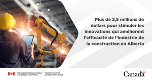 Le député Chahal annonce un investissement fédéral destiné à renforcer l'innovation et la compétitivité de l'industrie de la construction de l'Alberta