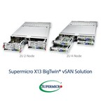 Supermicro lança a solução líder do setor vSAN HCI, oferecendo desempenho de até 4,7 vezes com custos 3X mais baixos*