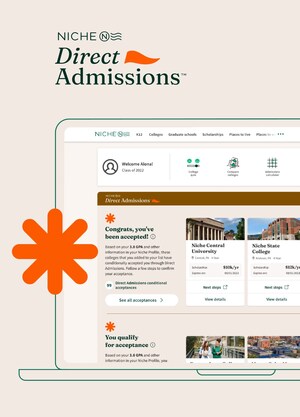 High School Students Receive Real-Time College Acceptance and Scholarships with Launch of Niche Direct Admissions™