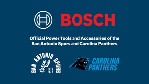 Bosch Power Tools Supports Local Communities by Partnering with NFL Carolina Panthers &amp; NBA San Antonio Spurs