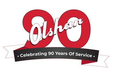olshan 90 year logo