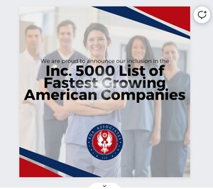 EGA ASSOCIATES EARNS COVETED SPOT ON THE INC. 5000 LIST FOR THE THIRD CONSECUTIVE YEAR