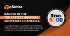 qBotica Earns Prestigious Ranking on the Inc. 5000 List of Fastest-Growing Companies in America for the Second Consecutive Year
