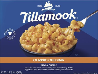 Tillamook® Debuts Premium Frozen Meals: Mac & Cheese and Crispy Stone-Fired Pizza