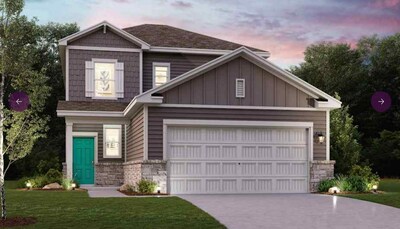 Whitney Plan Exterior Rendering | Park Place by Century Communities | New Construction Homes in New Braunfels, TX