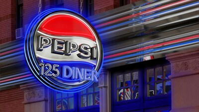 Leading the 125th anniversary celebrations, Pepsi is unveiling The Pepsi 125 Diner (exterior rendering pictured), a unique and immersive restaurant experience, set to open in mid-October in New York City.