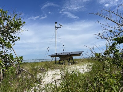 Picogrid built a common command and control platform for fragmented defense systems, backed by a suite of natively integrated hardware. Picogrid Lander, shown here, is a remotely-operated, AI-enabled device, configurable with sensors and equipment modules (e.g., visual/IR cameras, thermal imaging, radar, software-defined radio) to fulfill various mission requirements.