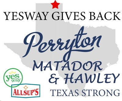 Donations will benefit local charities and civic organizations in Matador, Hawley, and Perryton, Texas, whose communities were tragically impacted by recent tornadoes.