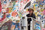 Making waves in the arts: Cunard partners with pop art phenomenon Mr. Brainwash for unique Queen Elizabeth mural