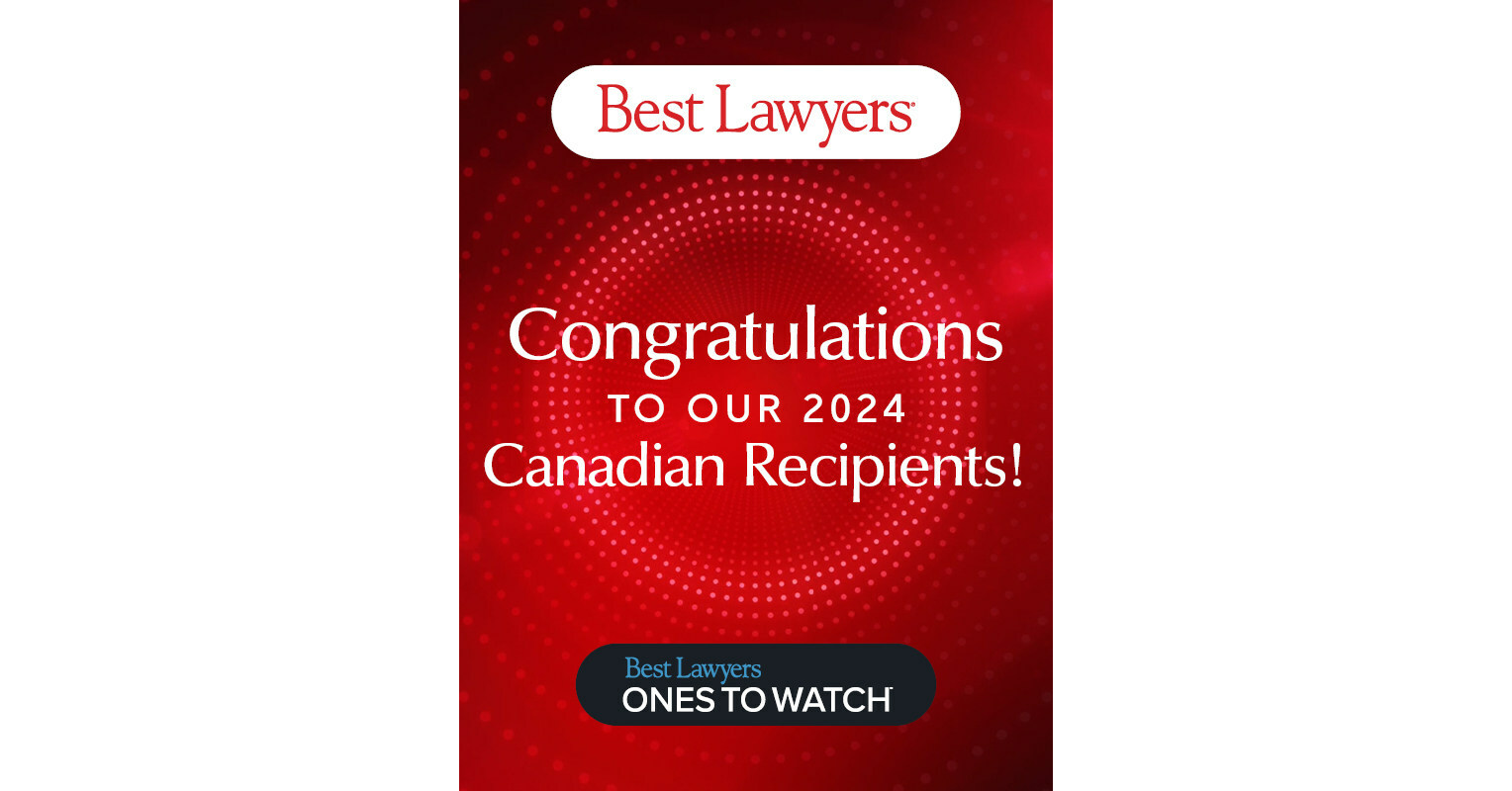 Best Lawyers® Announces 2024 Canadian Legal Recognitions
