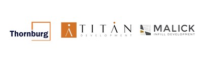 Thornburg, Titan Development, and Malick Infill Development logos.