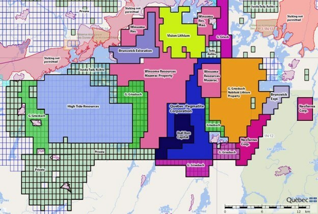 Figure 1: Mazérac Property (CNW Group/POWER METALS CORP)