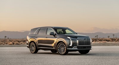 The 2023 Hyundai Palisade is photographed in California City, Calif., on March 10, 2022. [iii]