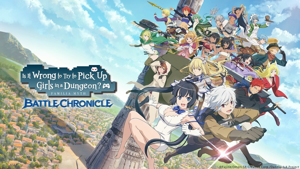 DanMachi: Battle Chronicle Game Launches on August 24