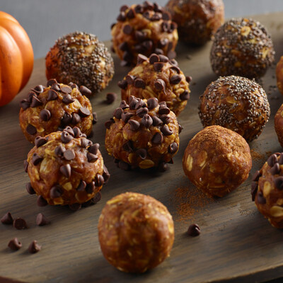With autumn right around the corner, the culinary experts at Hormel Foods have constructed a creative array of original recipes, all inspired by trending flavors of the fall season. These SKIPPY® peanut butter and pumpkin protein balls put a poppable spin on the season's most celebrated flavor: pumpkin spice.