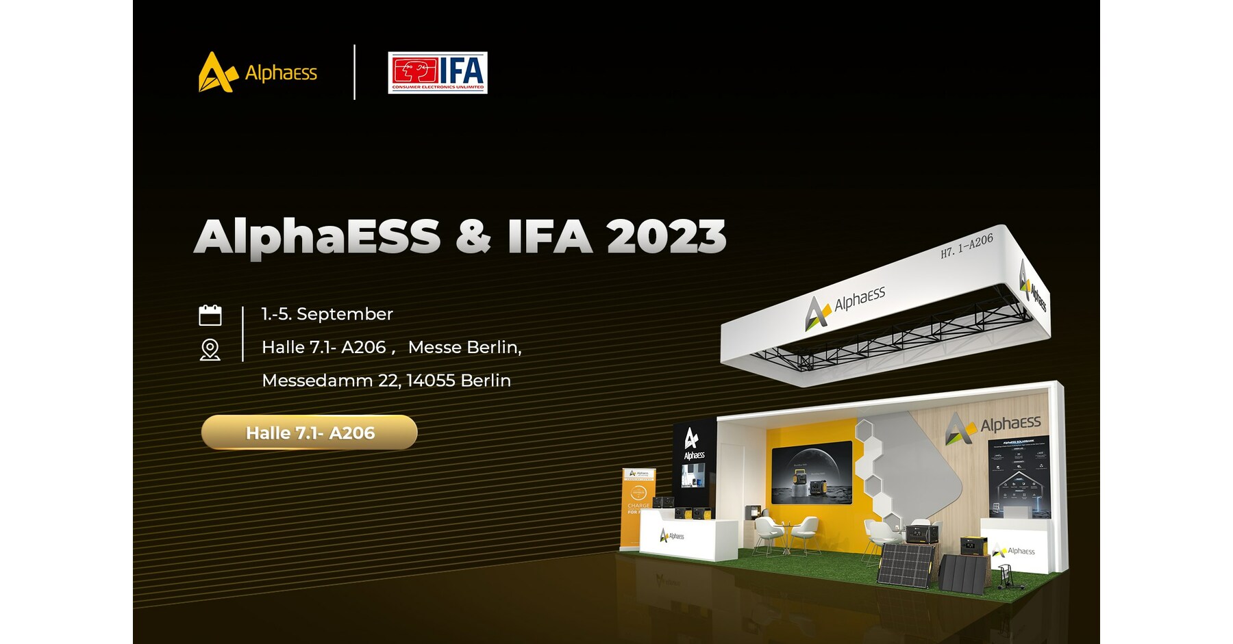 Die BlackBee Powerstation Serie von AlphaESS sowie bahnbrechende Innovationen im Bereich der Balkon-Photovoltaik gibt es bald auf der IFA Berlin zu entdecken!