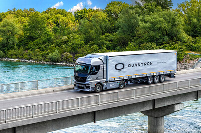 Hydrogen-electric heavy-duty truck QUANTRON QHM FCEV AERO