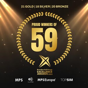 MPS Group of Brands Secures 59 Coveted Brandon Hall Group HCM Excellence Awards 2023