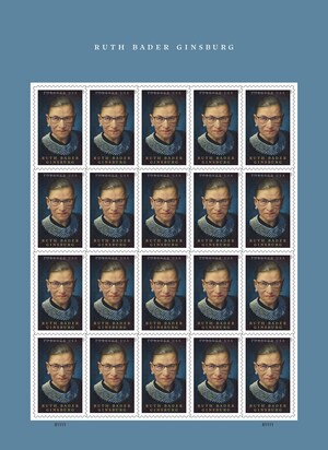 U.S. Postal Service to Unveil Stamp Honoring Ruth Bader Ginsburg