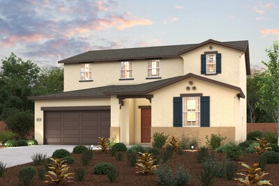 Zinnia Floor Plan Rendering | New Homes in Hanford, CA | Live Oak by Century Communities