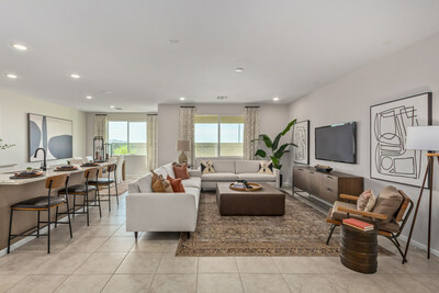 Residence 6 Model Great Room | New Homes in Goodyear, AZ | El Cidro by Century Communities