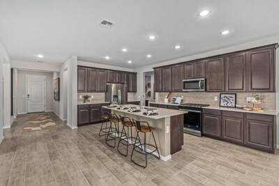 Residence 12 Model Kitchen | New Homes in Goodyear, AZ | El Cidro by Century Communities