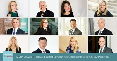 GBA's 12 Lawyers Recognized for Mediation