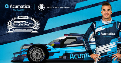 Scott McLaughlin will pilot an Acumatica-wrapped race car and sport Acumatica-branded gear.