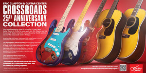 Guitar Center Partners with Eric Clapton, Carlos Santana and Leading Guitar Manufacturers on New Crossroads Guitar Festival's 25th Anniversary Guitar Collection