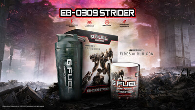 The G FUEL EB-0309 STRIDER Collector's Box, inspired by 