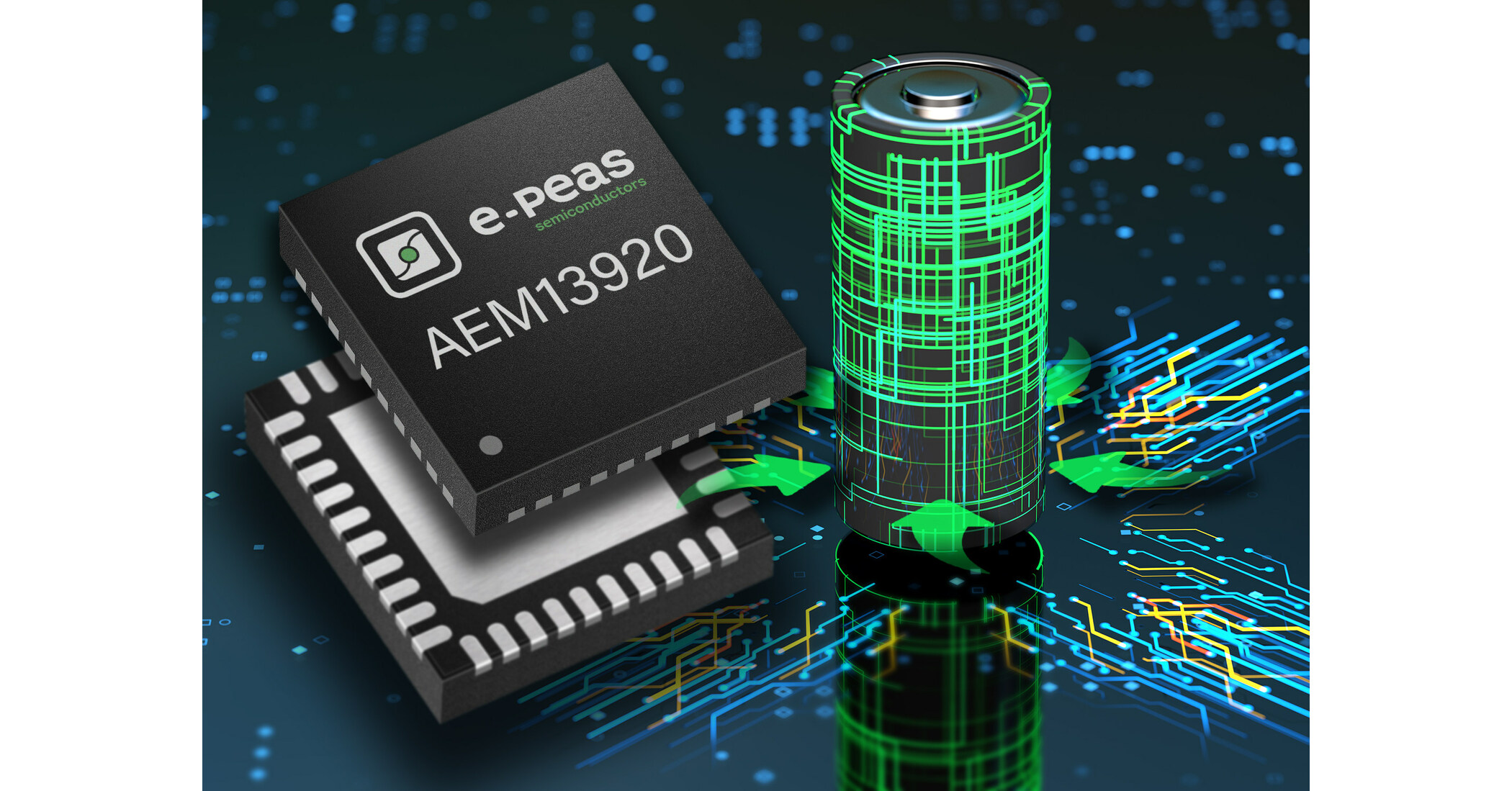 e-peas introduces first energy harvesting PMIC to handle two independent energy sources at the same time